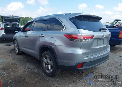 2016 Toyota Highlander Limited V6 z USA, uszkodzony, nr VIN 5TDYKRFH2GS126866